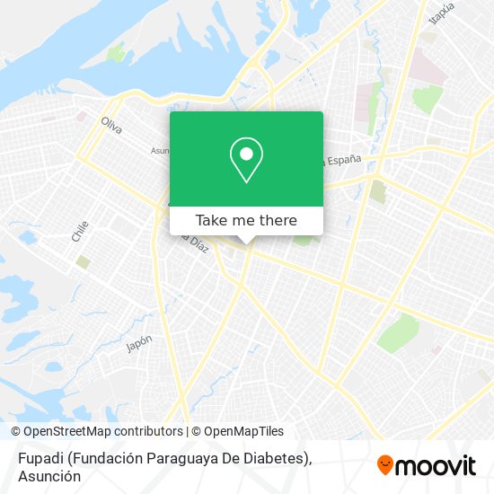 Fupadi (Fundación Paraguaya De Diabetes) map