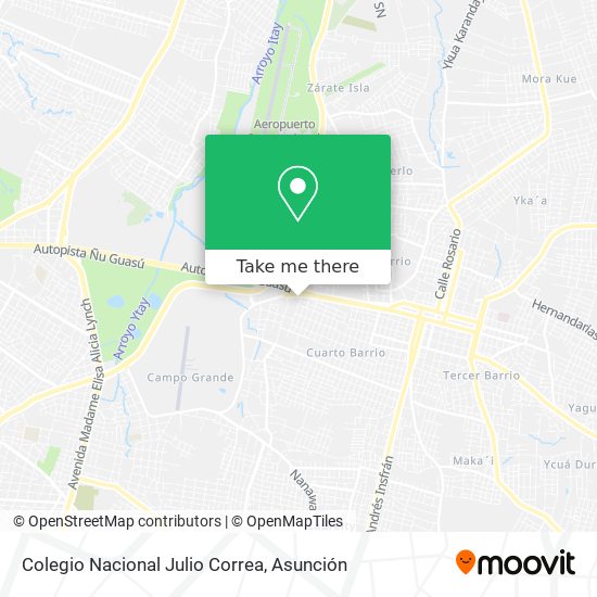 Colegio Nacional Julio Correa map