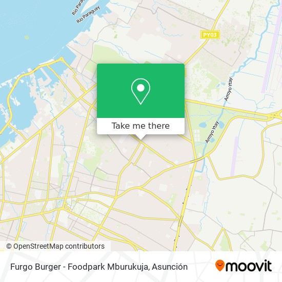Furgo Burger - Foodpark Mburukuja map