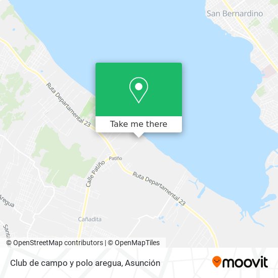 Club de campo y polo aregua map