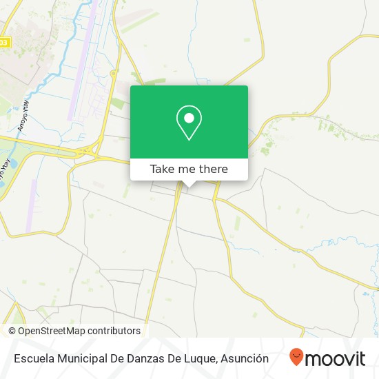 Escuela Municipal De Danzas De Luque map