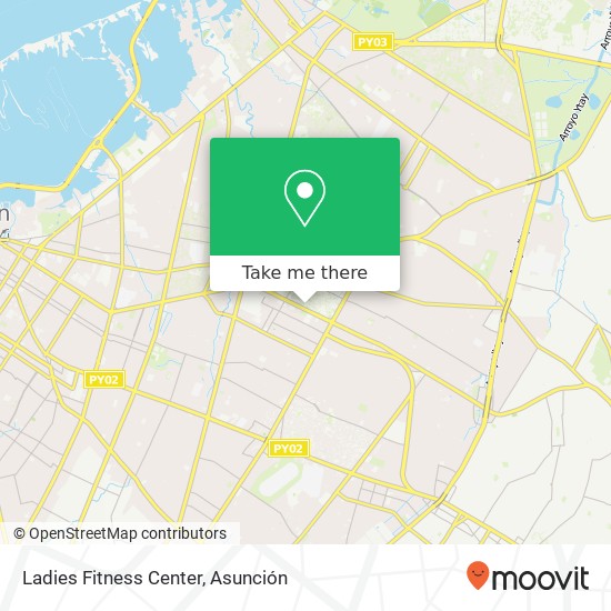 Ladies Fitness Center map