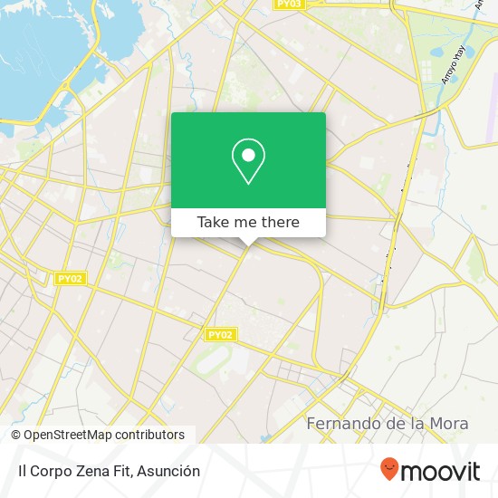 Mapa de Il Corpo Zena Fit