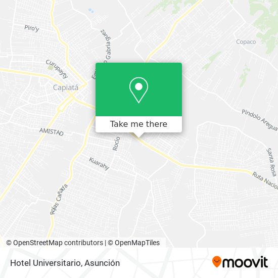 Hotel Universitario map