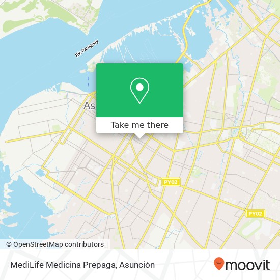 Mapa de MediLife Medicina Prepaga