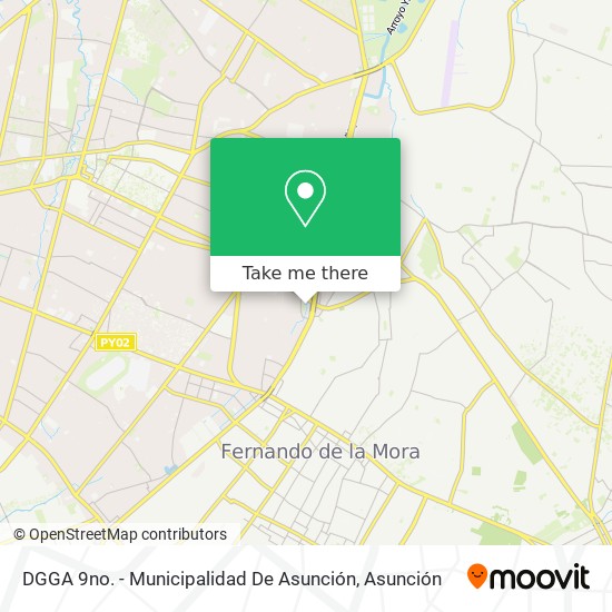 DGGA 9no. - Municipalidad De Asunción map