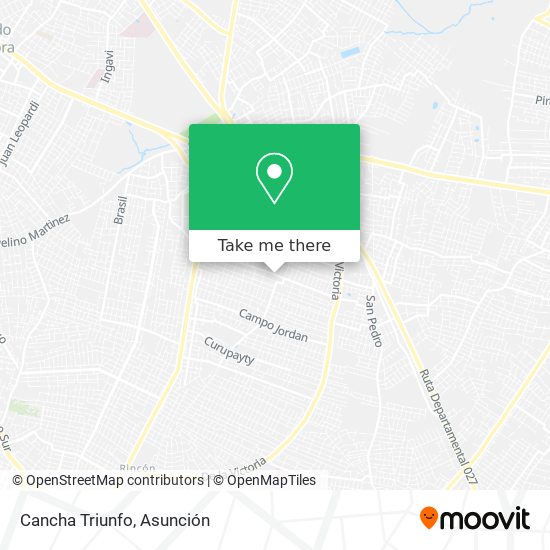 Mapa de Cancha Triunfo