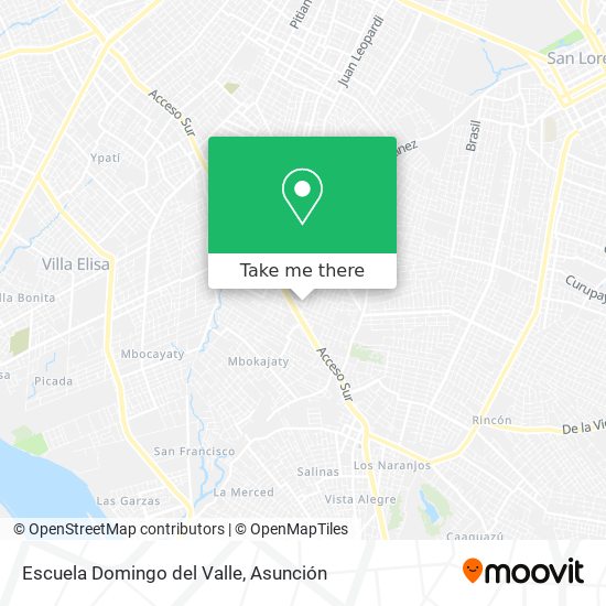 Escuela Domingo del Valle map
