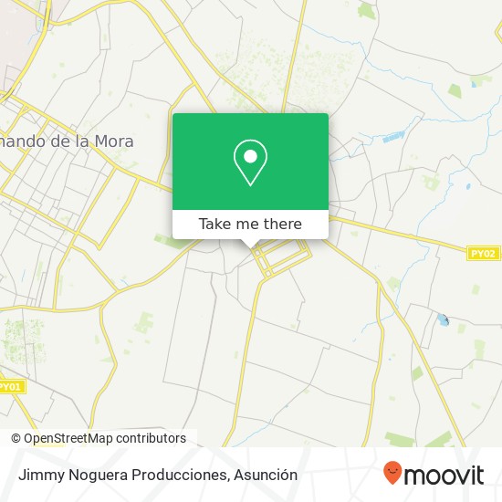 Mapa de Jimmy Noguera Producciones