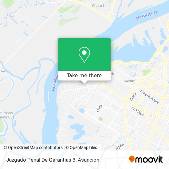 Mapa de Juzgado Penal De Garantias 3