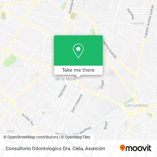 Consultorio Odontologico Dra. Celia map