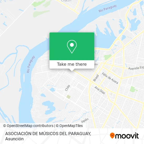 Mapa de ASOCIACIÓN DE MÚSICOS DEL PARAGUAY