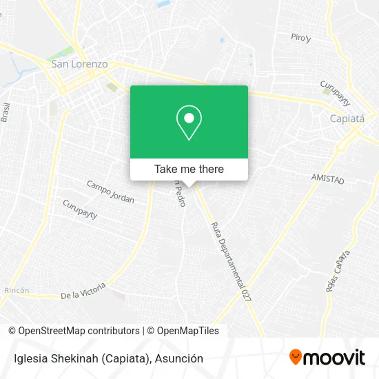 Mapa de Iglesia Shekinah (Capiata)