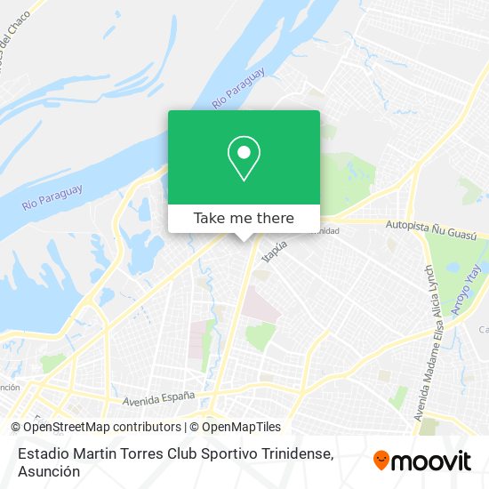 Estadio Martin Torres Club Sportivo Trinidense map