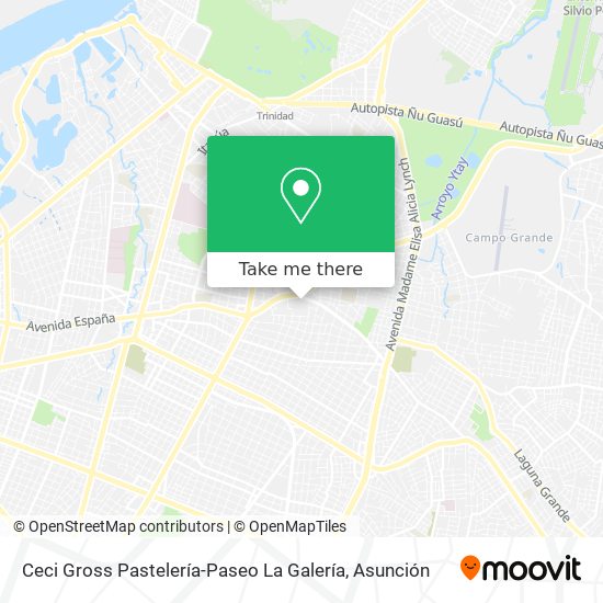 Mapa de Ceci Gross Pastelería-Paseo La Galería