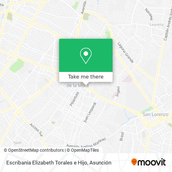 Escribania Elizabeth Torales e Hijo map