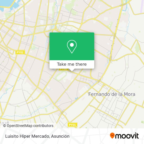 Luisito Hiper Mercado map