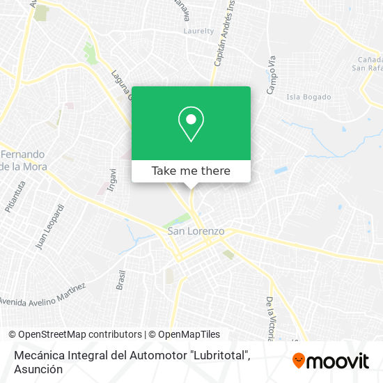 Mecánica Integral del Automotor "Lubritotal" map