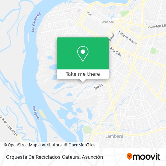 Mapa de Orquesta De Reciclados Cateura