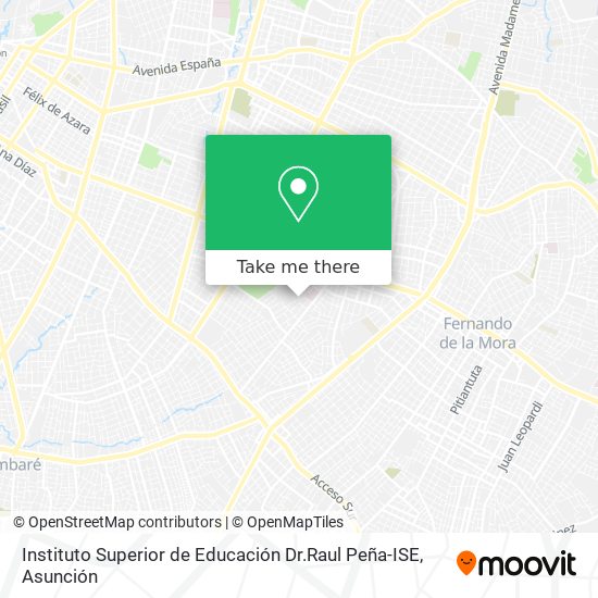 Instituto Superior de Educación Dr.Raul Peña-ISE map