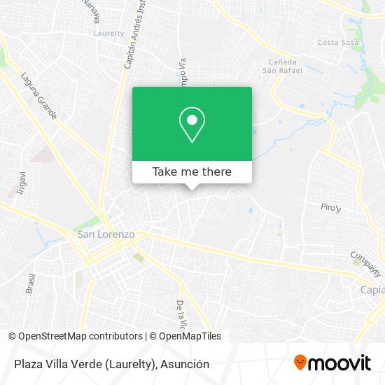 Plaza Villa Verde (Laurelty) map