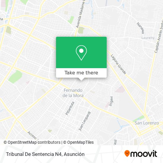 Mapa de Tribunal De Sentencia N4
