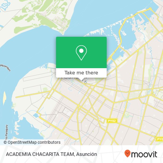 Mapa de ACADEMIA CHACARITA TEAM