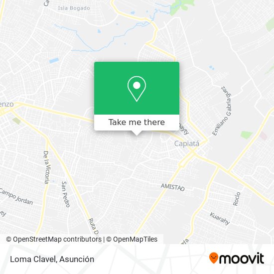 Mapa de Loma Clavel