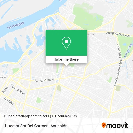 Nuestra Sra Del Carmen map