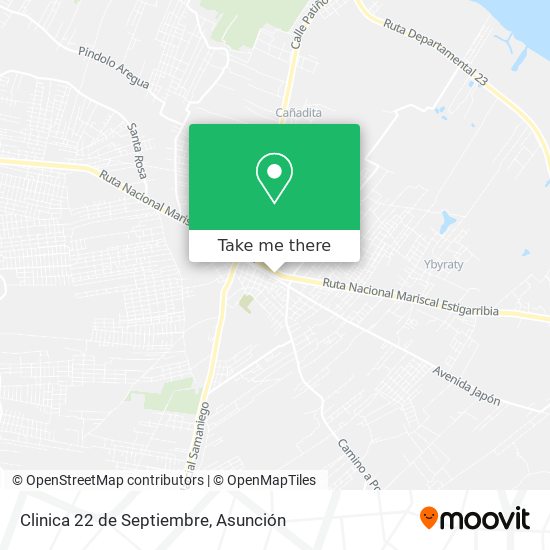 Mapa de Clinica 22 de Septiembre
