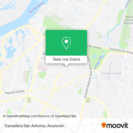 Ganadera San Antonio map
