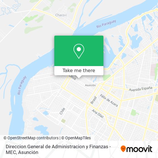 Direccion General de Administracion y Finanzas - MEC map