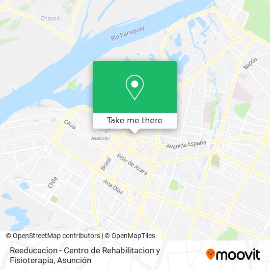 Reeducacion - Centro de Rehabilitacion y Fisioterapia map
