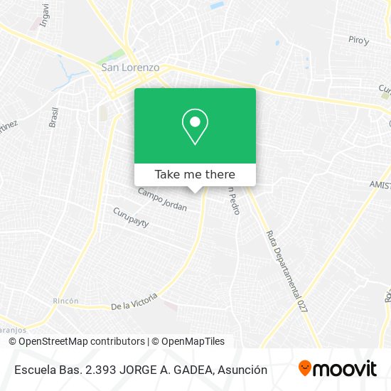 Escuela Bas. 2.393 JORGE A. GADEA map