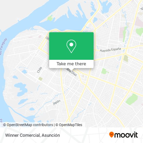 Mapa de Winner Comercial