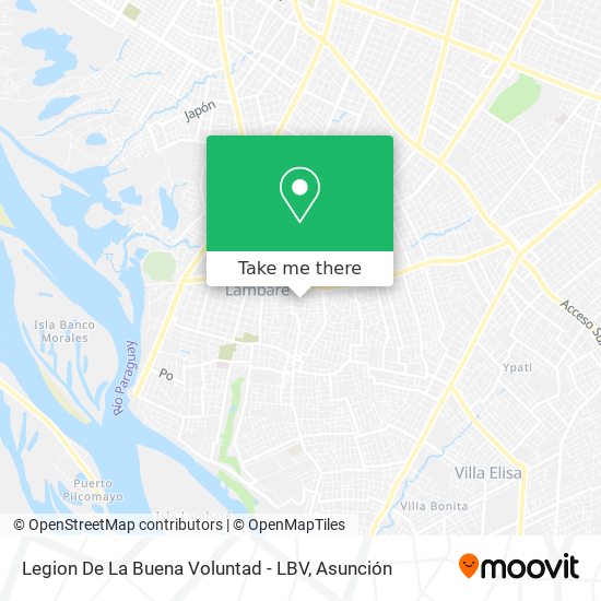 Mapa de Legion De La Buena Voluntad - LBV
