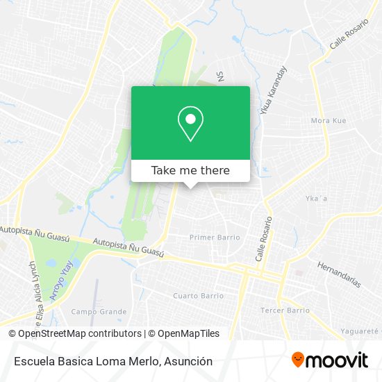 Escuela Basica Loma Merlo map