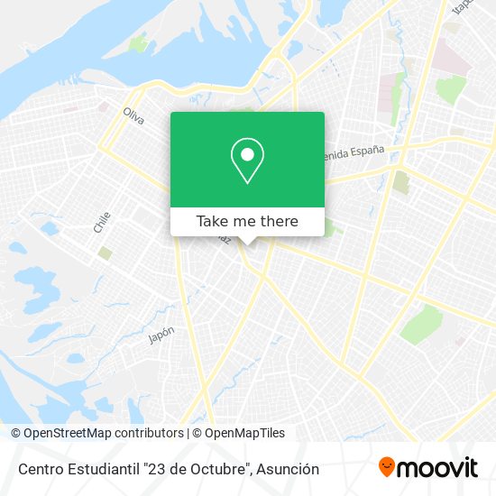 Mapa de Centro Estudiantil "23 de Octubre"