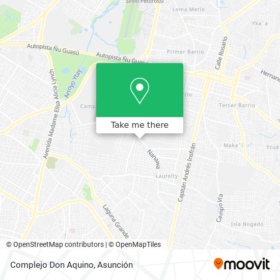Mapa de Complejo Don Aquino