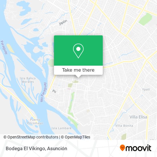 Mapa de Bodega El Vikingo