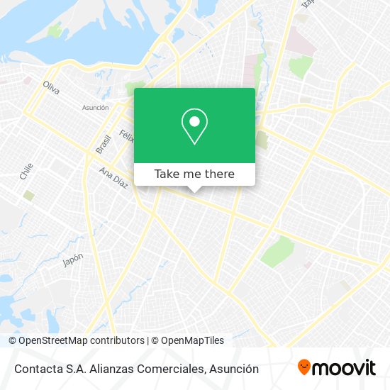 Contacta S.A. Alianzas Comerciales map