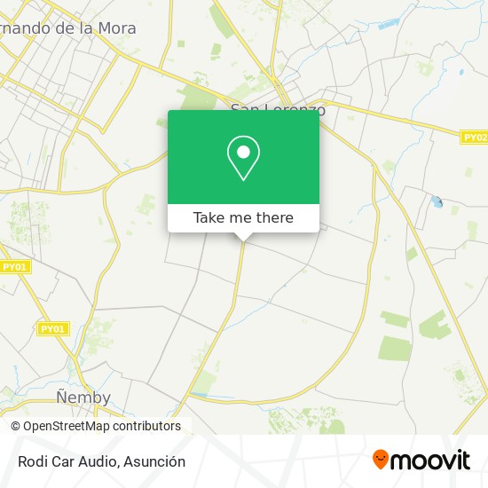 Rodi Car Audio map