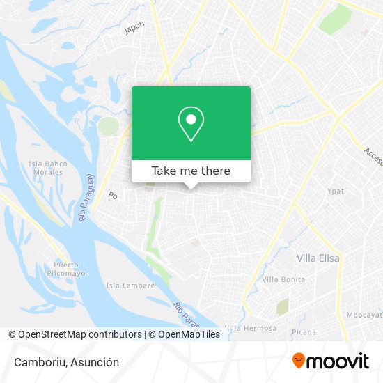 Mapa de Camboriu