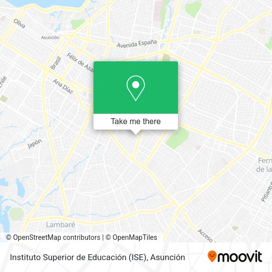 Instituto Superior de Educación (ISE) map