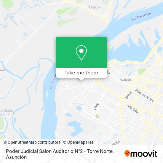 Poder Judicial Salon Auditorio N°2 - Torre Norte map