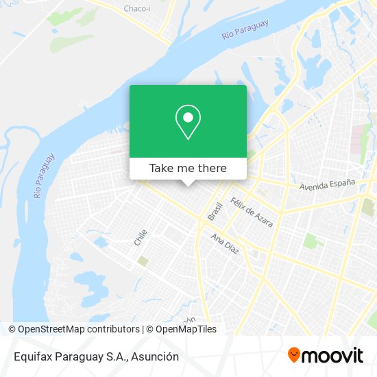 Mapa de Equifax Paraguay S.A.