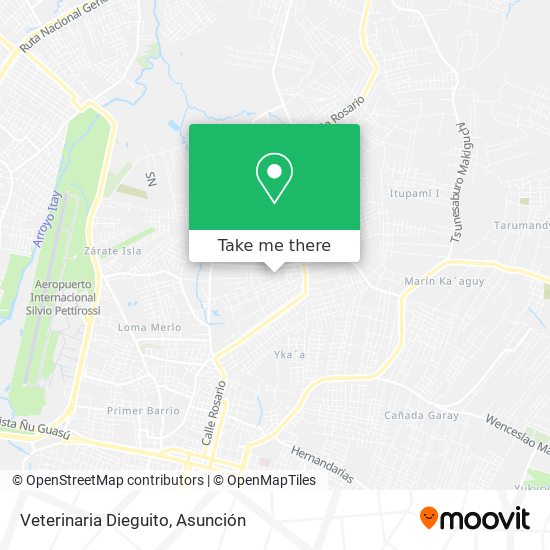 Veterinaria Dieguito map