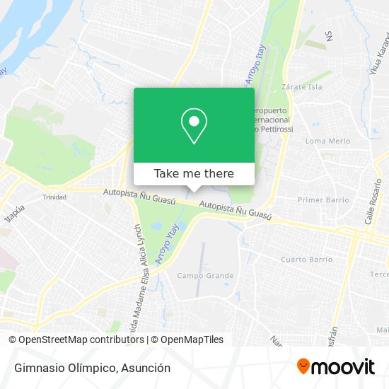 Mapa de Gimnasio Olímpico