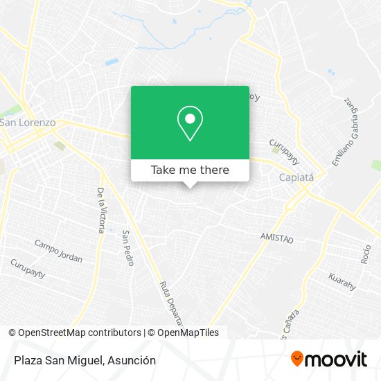 Plaza San Miguel map