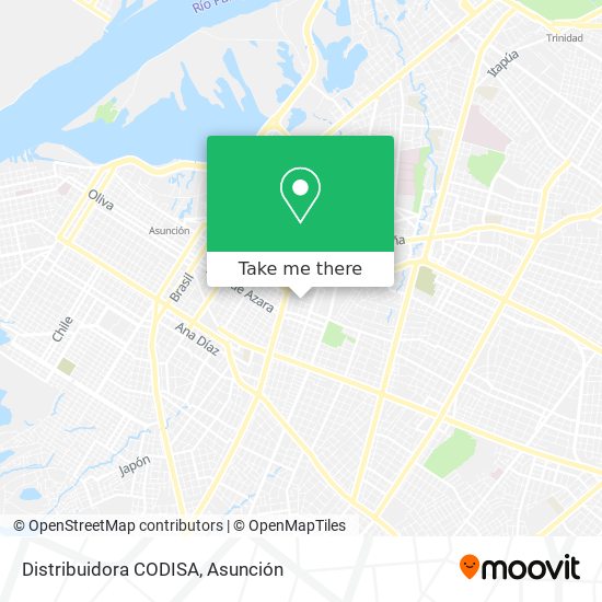 Mapa de Distribuidora CODISA